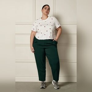 Chic Forest Green Women's Trousers